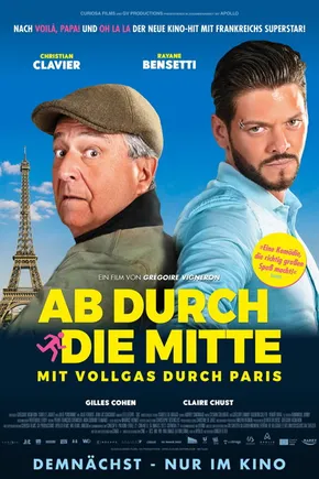 Poster: Ab durch die Mitte - Mit Vollgas durch Paris